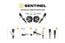 Lazer Sentinel 7 Elite LED fjernlys. Sort. Med posisjonslys. 10248 lumen. thumbnail
