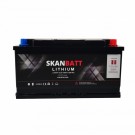 SKANBATT Lithium Start- og forbruksbatteri 12V 100Ah 1500CA - Bluetooth. thumbnail