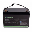 IMPROVE Lithium Batteri 12V 105Ah (LiFePO4) BMS 200A - BLUETOOTH thumbnail