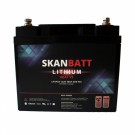 SKANBATT V2 Lithium HEAT Batteri 12V 50Ah 50A BMS (198x166x169mm) thumbnail
