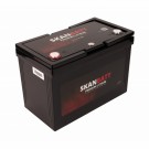 SKANBATT Premium Lithium - 12V 100Ah 100A BMS - 306x172x212mm - Bluetooth - Heat - 8 Års garanti thumbnail