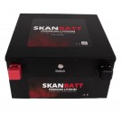 SKANBATT Premium Lithium - 12V 470Ah 200A BMS - 360x350x190mm - Bluetooth - Heat - 8 Års garanti - 
