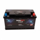 SKANBATT Lithium Batteri 12V 180Ah 150A BMS - Bluetooth - Bobil - 355x176x190mm thumbnail