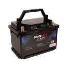 SKANBATT Lithium Batteri 12V 100Ah 100A BMS - Bluetooth - Bobil - 279x176x190mm - Small thumbnail