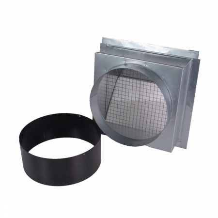 Utedel med rist og overgang til eksosadapter for Senci 5500i og 8000i