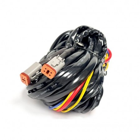 Ledningssats OZZ med 2 stk. DT4 pin kontakt for ekstralys.