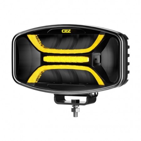 OZZ XO1 P LED fjernlys med varsellys 8160 lumen sort hus.