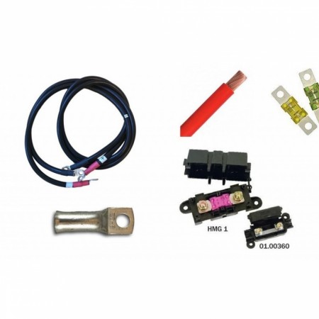 Vanlife Inverter Kabelpakke 2000W 1,4m 50mm2.
