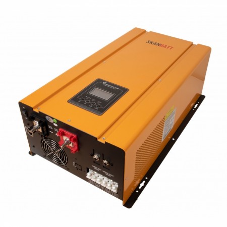 SKANBATT Kombi batterilader og inverter 48V 5000W m/fjernkontroll.