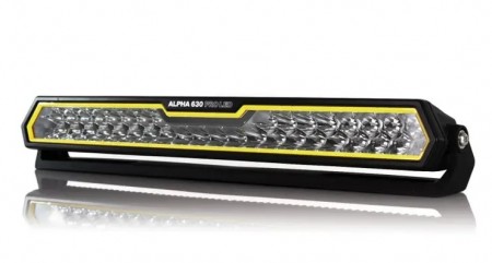 NBB Alpha 630 LED fjernlys. 35360 lumen. Med hvitt posisjonslys. Bredt fjernlys med god spot.