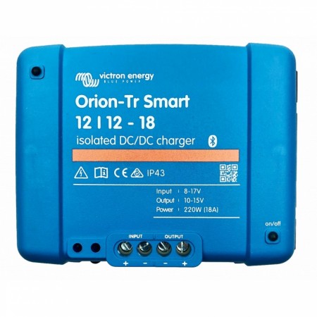 VICTRON Orion TR Smart DC-DC Lader 12-12V 18A (Galvanisk isolert)