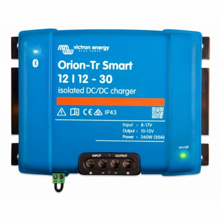VICTRON Orion TR Smart DC-DC Lader 12-12V 30A (Galvanisk isolert).