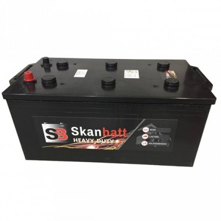 SKANBATT Startbatteri 12V 220AH 1200CCA +høyre