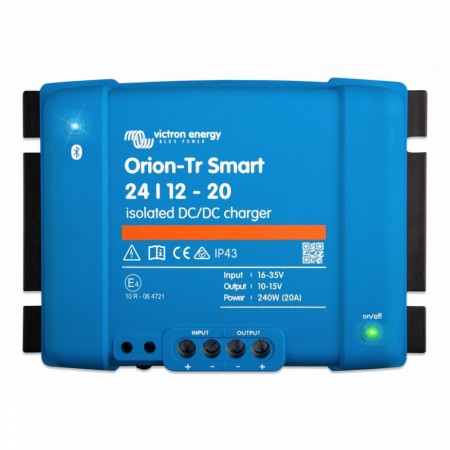 VICTRON Orion TR Smart DC-DC Lader 24-12V 20A (Galvanisk isolert).