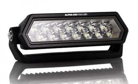 NBB Alpha 230 LED fjernlys. 13600 lumen. Perfekt til parvis montering. Bredt fjernlys med god spot.