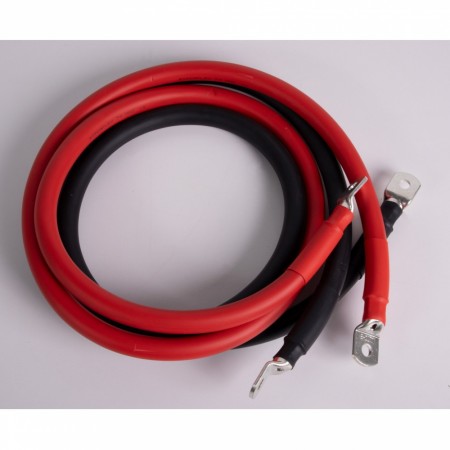 Batterikabel 2x70mm2 m/8mm 140cm