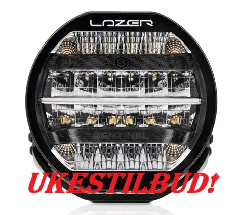  Lazer Sentinel Midnight kommer med en svart reflektor, den har et hvitt eller oransje posisjonslys hvor det hvite er godkjent, og den leveres med hele 9520 lumen.