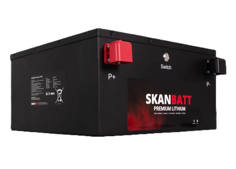 Skanbatt PREMIUM gir høy brukbar kapasitet per volumenhet – til en brøkdel av vekten av bly. En fremtidsrettet investering med høy ytelse, lav vekt og lang levetid.