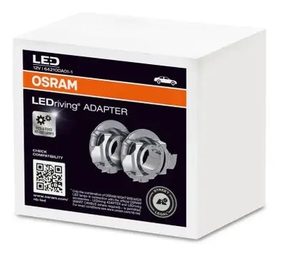 Osram LEDriving adapter er pæresokkel for montering av Osram sine LED-pærer. Blant annet Osram Night Breaker LED-kit.