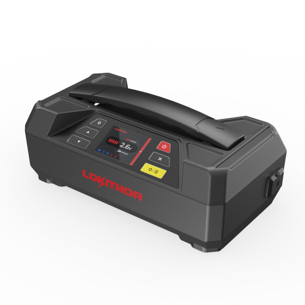 Lokithor JTC4250 samler starthjelp, batteritest og lading i én trygg og kompakt enhet – ideell for både klassiske 6V-kjøretøy og moderne 12V-systemer.